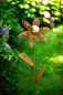 Mobile Preview: Gartenstecker Blume Jana mit Edelstahlkugel