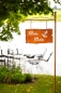 Preview: Gartenschild Moin Moin