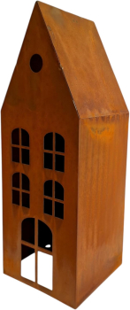 Edelrost Garten Laterne, Haus-Design, 44 cm