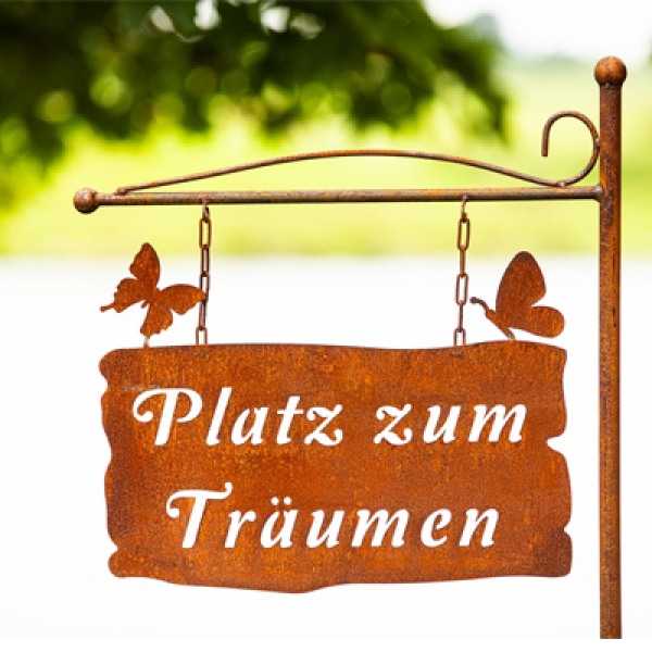 Schild Platz zum Träumen 50cm x 32cm