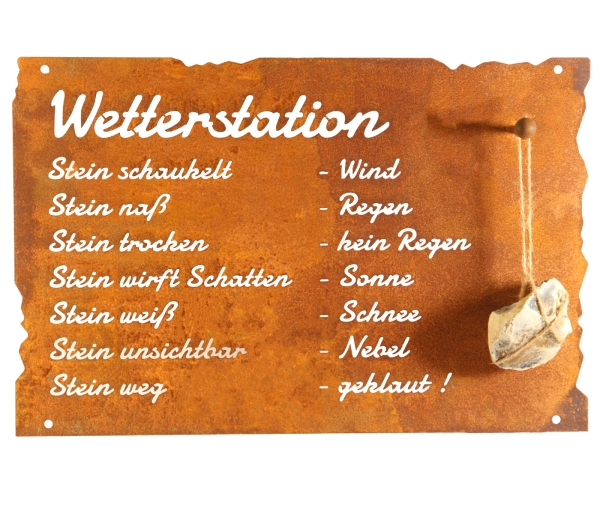 Wetterstation Edelrost